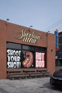 Shooting Man, Ilsan: The Hot Dog Gun Store That Feels Like a Field Trip to America