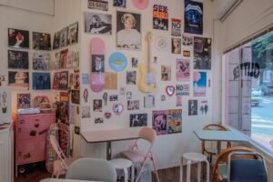 Step into Glitter: A Rock-Inspired Retro Teen Movie Dream at Seongsu Cafe